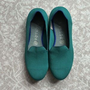 Rothy’s Teal Loafer Flats